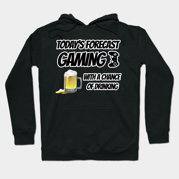 Today's Forecast Gaming Hoodie by brcgreen